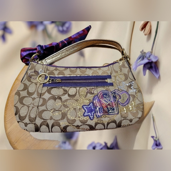 Coach POPPY signature 1941 GROOVY SHOULDER/CROSSBODY - Picture 3 of 8